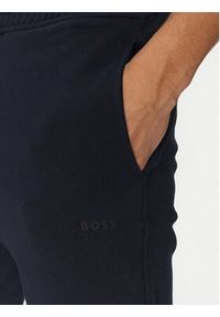 BOSS Spodnie dresowe Sechup 50533392 Granatowy Regular Fit. Kolor: niebieski. Materiał: bawełna