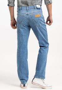 Wrangler - WRANGLER TEXAS MĘSKIE SPODNIE JEANSOWE JEANSY DŻINSY FRIDAY ROCK W121HR47E. Styl: rockowy