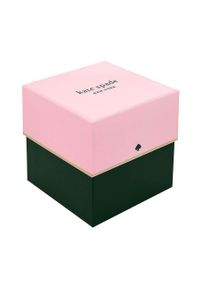 Kate Spade zegarek damski kolor srebrny. Kolor: srebrny. Materiał: materiał #5
