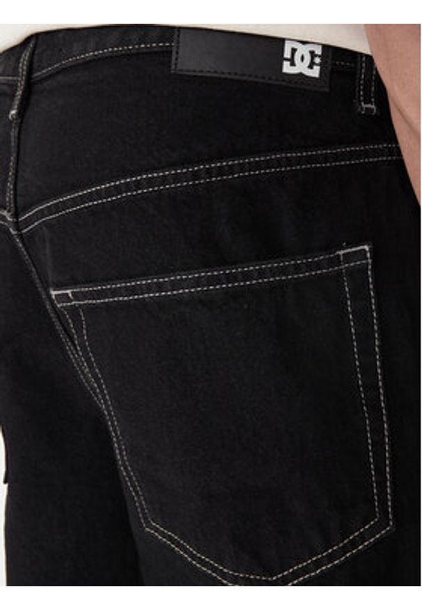 DC Shoes Jeansy Worker Baggy Denim Rbt ADYDP03079 Czarny Baggy Fit. Kolor: czarny
