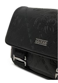 Guess Saszetka HMBOMG P5464 Czarny. Kolor: czarny. Materiał: skóra #4