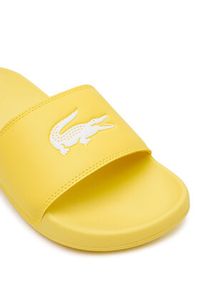 Lacoste Klapki Serve 0.0 7-49CFA0042 Żółty. Kolor: żółty. Materiał: skóra #5