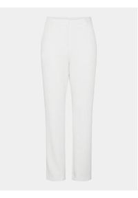 YAS Spodnie materiałowe Izzie 26032131 Biały Regular Fit. Kolor: biały. Materiał: wiskoza #4