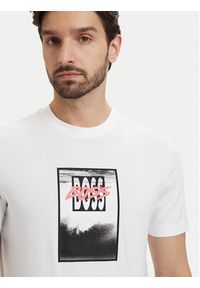 BOSS T-Shirt 50561846 Biały Regular Fit. Kolor: biały. Materiał: bawełna #4