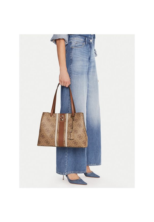 Torebka Guess. Kolor: beżowy