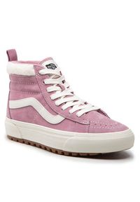 Vans Sneakersy Sk8-Hi Mte-1 VN0A5HZYBD51 Różowy. Kolor: różowy. Materiał: zamsz, skóra. Model: Vans SK8 #4
