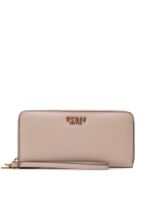 Duży Portfel Damski Guess. Kolor: beżowy
