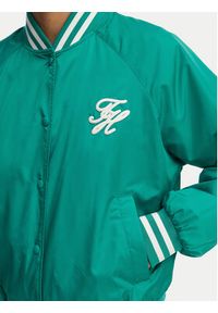 TOMMY HILFIGER - Tommy Hilfiger Kurtka bomber Logo Appliqué WW0WW48618 Zielony Regular Fit. Kolor: zielony. Materiał: syntetyk #6