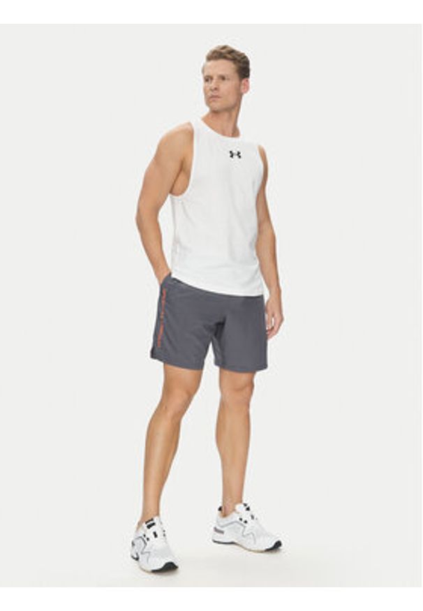 Under Armour Szorty sportowe Ua Woven Wdmk Shorts 1383356 Szary Loose Fit. Kolor: szary. Materiał: syntetyk