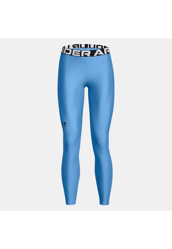 Under Armour - Legginsy treningowe damskie damskie UNDER ARMOUR szybkoschnące termoaktywne. Kolor: niebieski