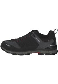 Buty trekkingowe męskie MEINDL Lite Trail GTX, z membraną Gore-Tex. Kolor: czerwony, szary, wielokolorowy. Materiał: syntetyk, materiał. Technologia: Gore-Tex. Sport: turystyka piesza