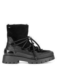 MEXX Botki CEO-MI001714043W Czarny. Kolor: czarny. Materiał: zamsz, skóra