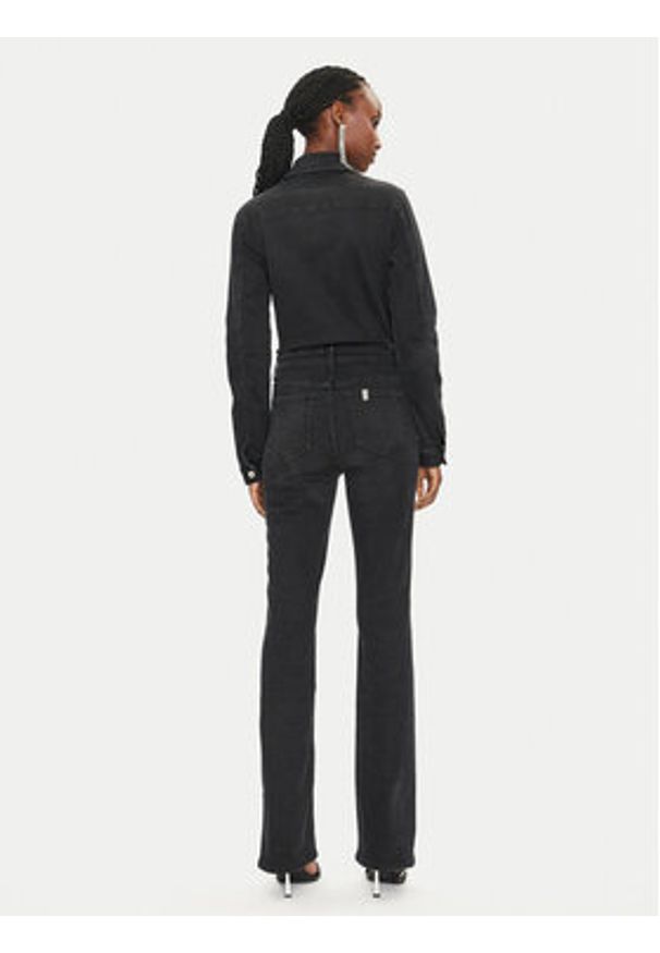Liu Jo Kombinezon UF4093 Czarny Slim Fit. Kolor: czarny. Materiał: syntetyk, jeans, bawełna