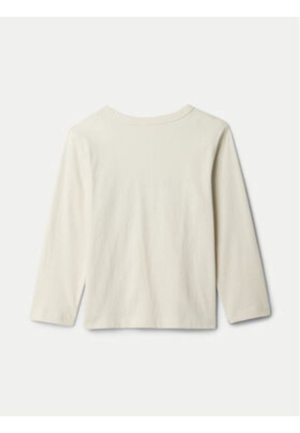 GAP - Gap Bluzka 515126-05 Beżowy Regular Fit. Kolor: beżowy. Materiał: bawełna