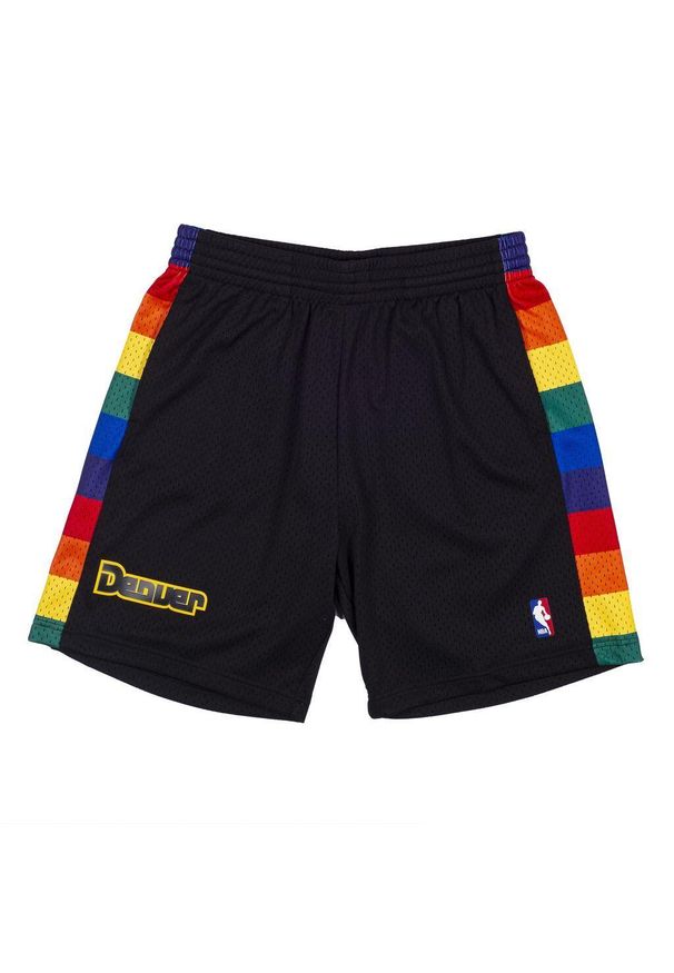 Mitchell & Ness - Szorty Denver Nuggets. Kolor: czarny. Sport: koszykówka