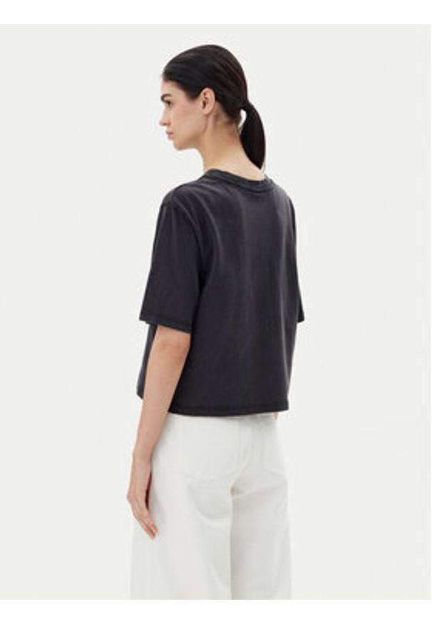 JDY T-Shirt Carla 15341561 Czarny Regular Fit. Kolor: czarny. Materiał: bawełna