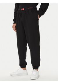 Calvin Klein Underwear Spodnie piżamowe 000NM2393E Czarny Regular Fit. Kolor: czarny. Materiał: bawełna