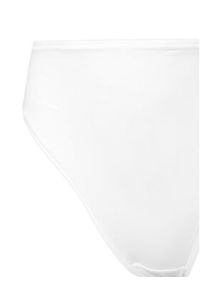 Hunkemöller Figi klasyczne z wysokim stanem 302036 Biały. Stan: podwyższony. Kolor: biały. Materiał: bawełna