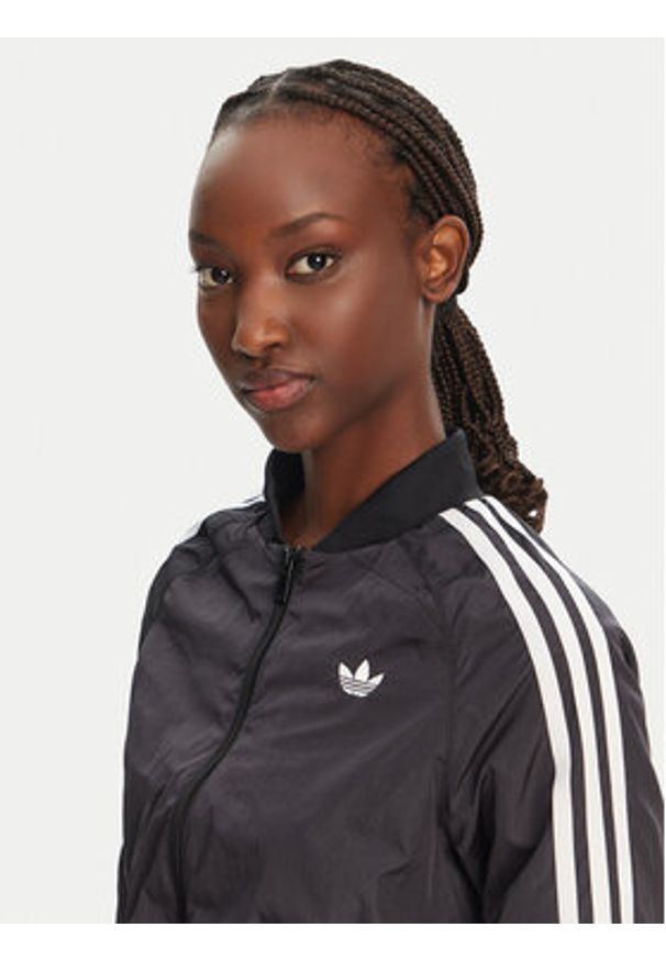 Adidas - adidas Bluza adicolor Teamgeist JD0264 Czarny Slim Fit. Kolor: czarny. Materiał: syntetyk