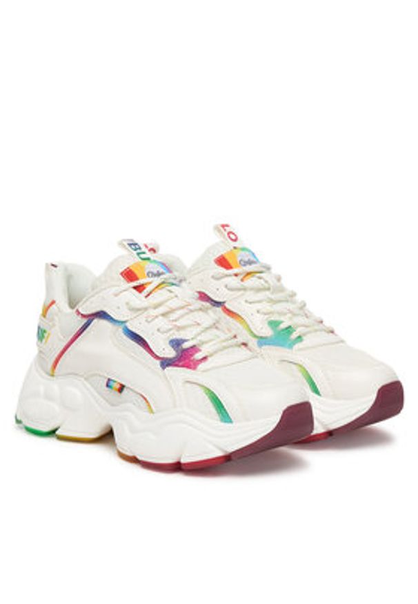 Buffalo Sneakersy 1410125 Biały. Kolor: biały. Materiał: skóra