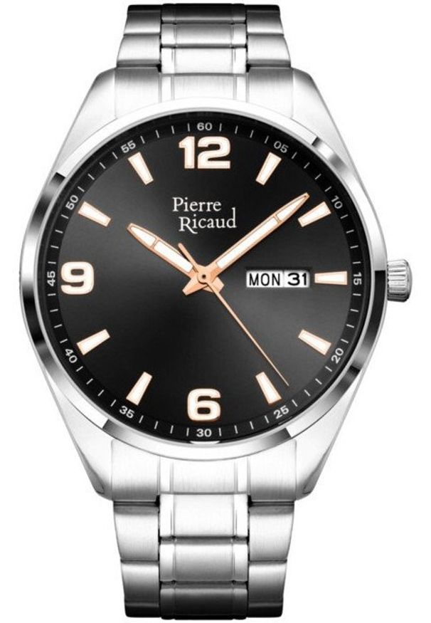 Zegarek męski Pierre Ricaud P91107.51R7Q srebrny. Kolor: srebrny