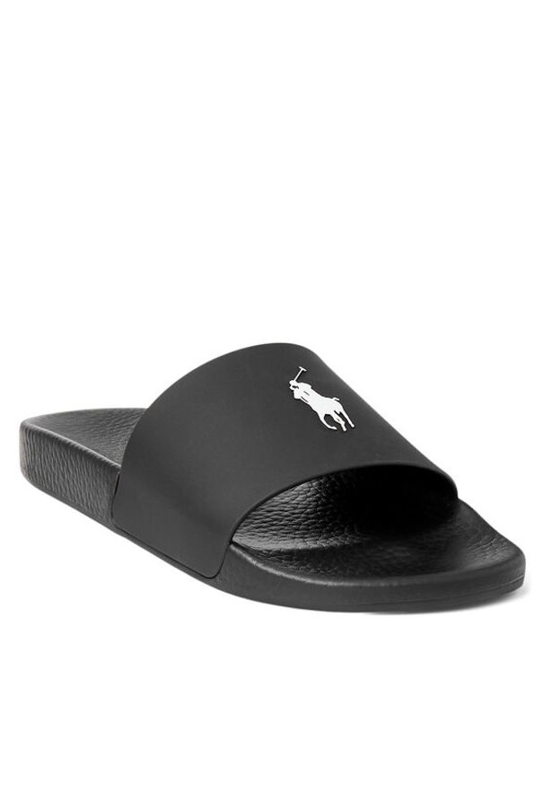 Klapki Polo Ralph Lauren. Kolor: czarny