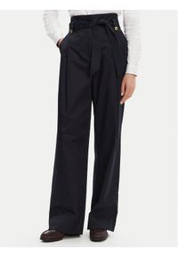 Barbour Spodnie materiałowe Elsie LTR0385NY99 Granatowy Wide Leg. Kolor: niebieski. Materiał: bawełna #1
