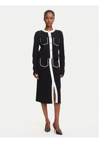 Karl Lagerfeld - KARL LAGERFELD Spódnica ołówkowa A3W12023 Czarny Regular Fit. Kolor: czarny. Materiał: wiskoza #3