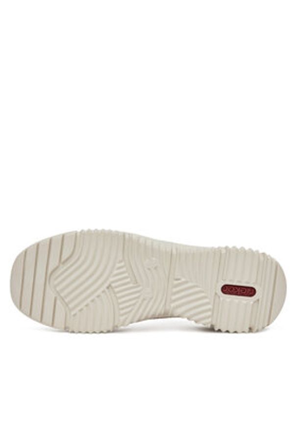 Rieker Sneakersy B7588-24 Brązowy. Kolor: brązowy. Materiał: skóra