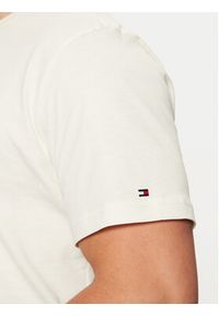 TOMMY HILFIGER - Tommy Hilfiger T-Shirt UM0UM03344 Écru Regular Fit. Materiał: bawełna