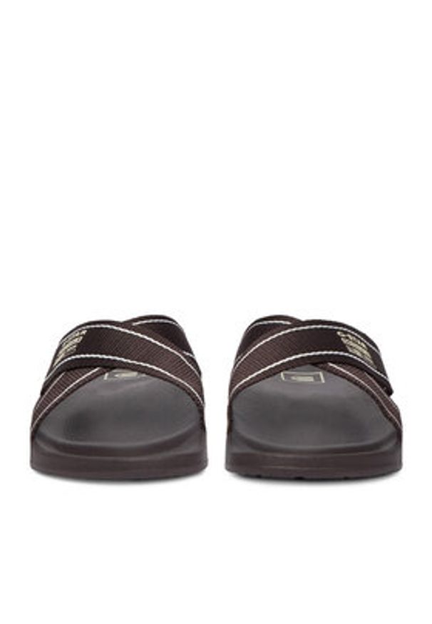 G-Star RAW - G-Star Raw Klapki CEO-SS26-3C042 Brązowy. Kolor: brązowy. Materiał: syntetyk