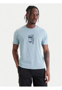 C.P. Company T-Shirt 20CMTS084A005100W Błękitny Regular Fit. Kolor: niebieski. Materiał: bawełna #1