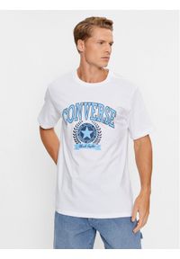 Converse T-Shirt Chuck Retro Collegiate Ss Tee 10025275-A02 Biały Regular Fit. Kolor: biały. Materiał: bawełna. Styl: retro #1