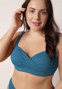 Born2be - Ciemnozielone Bikini Dwuczęściowe Zabudowane na Grubych Ramiączkach z Regulacją Aroaete. Kolekcja: plus size. Kolor: zielony. Długość: krótkie #3