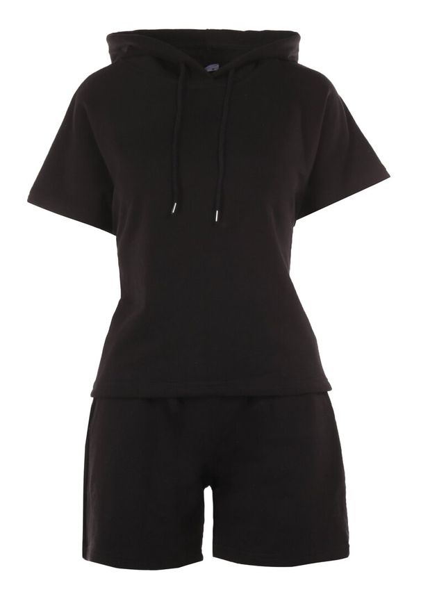 Born2be - Czarny 2-Częściowy Komplet Dresowy Crepheila. Kolor: czarny. Materiał: dresówka