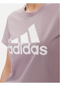Adidas - adidas T-Shirt Essentials Logo IR5411 Fioletowy Regular Fit. Kolor: fioletowy. Materiał: bawełna #3