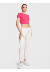 Guess T-Shirt Aline V3RP16 KABR0 Różowy Regular Fit. Kolor: różowy. Materiał: bawełna, syntetyk #3