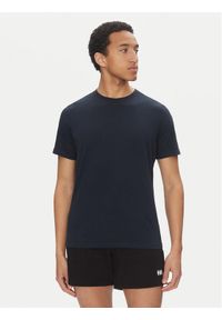 Helly Hansen T-Shirt Crew 34551 Granatowy Regular Fit. Kolor: niebieski. Materiał: bawełna