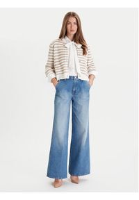 JOOP! Kardigan 58 253KN58Kola 30047636 Beżowy Loose Fit. Kolor: beżowy. Materiał: bawełna #6