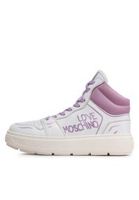 Love Moschino - LOVE MOSCHINO Sneakersy JA15264G1GIAA10C Biały. Kolor: biały. Materiał: skóra #3