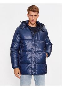 Guess Kurtka zimowa M3BL28 WFP50 Granatowy Regular Fit. Kolor: niebieski. Materiał: syntetyk. Sezon: zima