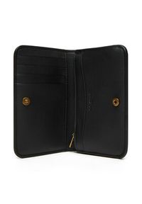Coach Portfel damski CR990 Czarny. Kolor: czarny. Materiał: skóra