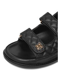 Nine West Sandały V1557-703-1 Czarny. Kolor: czarny. Materiał: materiał #6
