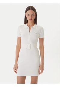Guess Sukienka dzianinowa V6RK08 Z4642 Biały Slim Fit. Kolor: biały. Materiał: syntetyk #1