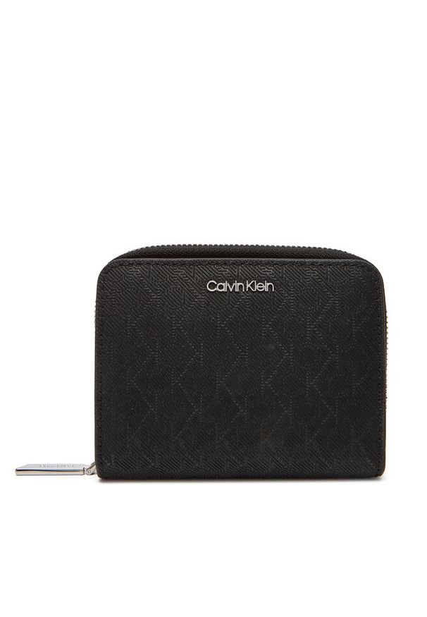 Mały Portfel Damski Calvin Klein. Kolor: czarny