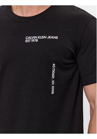 Calvin Klein Jeans T-Shirt Text J30J325065 Czarny Regular Fit. Kolor: czarny. Materiał: bawełna #5
