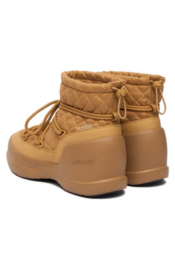Moon Boot Śniegowce Mb Mezzaluna Quilted Mid Wp 80D2500020 Brązowy. Kolor: brązowy. Materiał: materiał