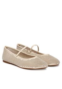 Lauren Ralph Lauren - LAUREN RALPH LAUREN Baleriny Jayna 802P04176004 Biały. Kolor: biały. Materiał: skóra #6