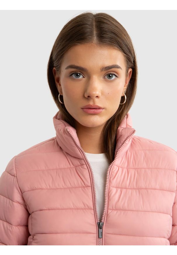 Big-Star - Kurtka dziewczęca przejściowa różowa Derbi 601. Okazja: na co dzień. Kolor: różowy. Materiał: poliamid, tkanina. Styl: casual