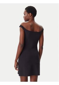Calvin Klein Jeans Sukienka codzienna Logo Milano J20J225541 Czarny Slim Fit. Okazja: na co dzień. Kolor: czarny. Materiał: syntetyk, wiskoza. Typ sukienki: proste. Styl: casual #3